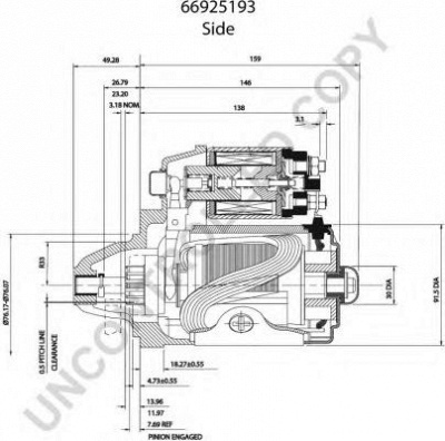 PRESTOLITE ELECTRIC 66925193 -  Стартер